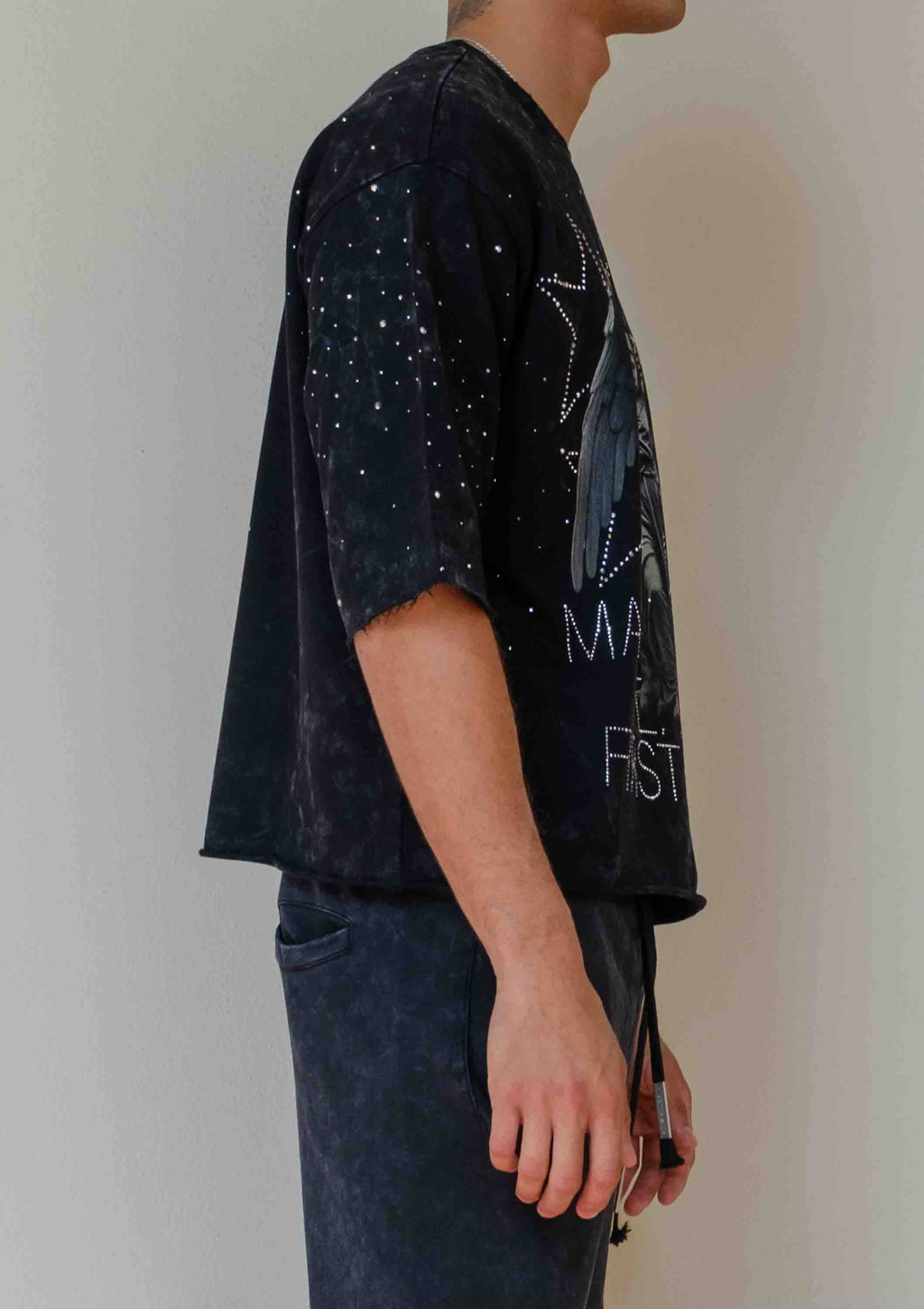 CAMISETA CORTA ÁNGEL RESPLANDECIENTE HECHO EN EL CIELO