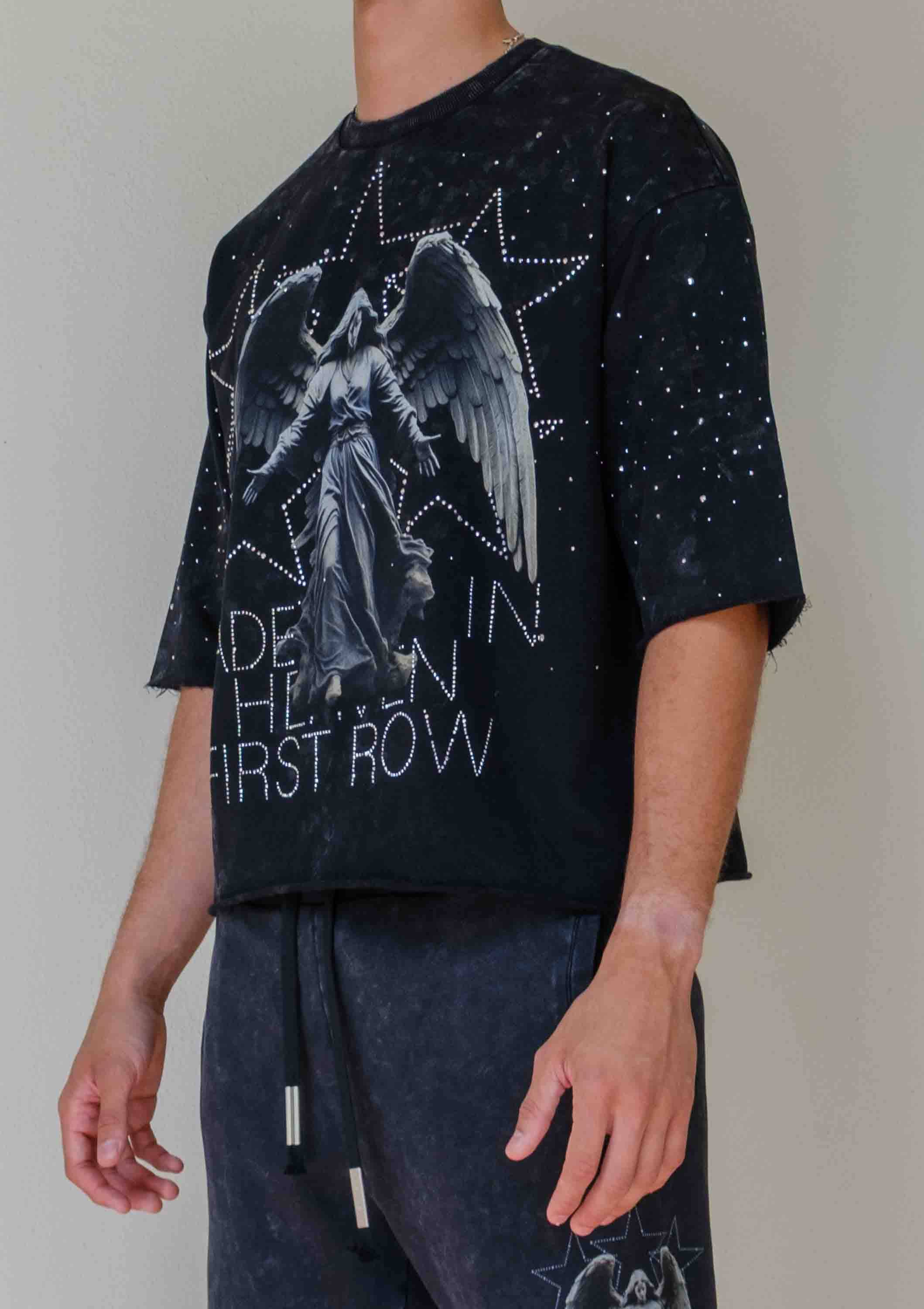 CAMISETA CORTA ÁNGEL RESPLANDECIENTE HECHO EN EL CIELO