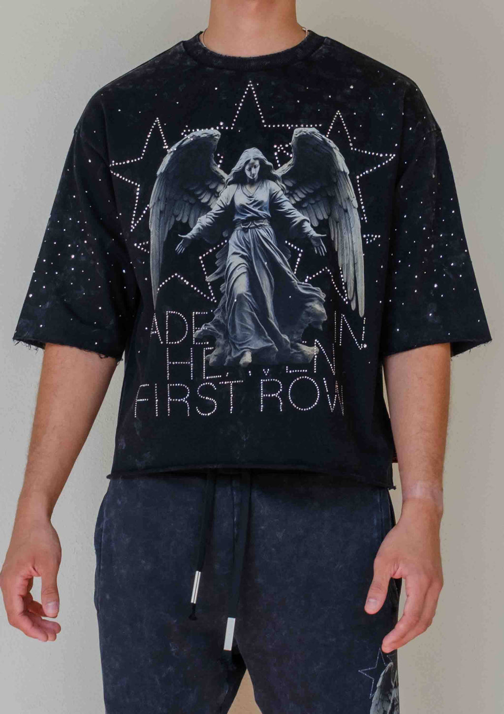 CAMISETA CORTA ÁNGEL RESPLANDECIENTE HECHO EN EL CIELO